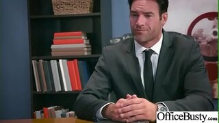 (Pwet blonde pag aartista) Malibog Malalaking Utong mga batang Babae ang Makakuha ng Ipinako Sa Opisina vid-30